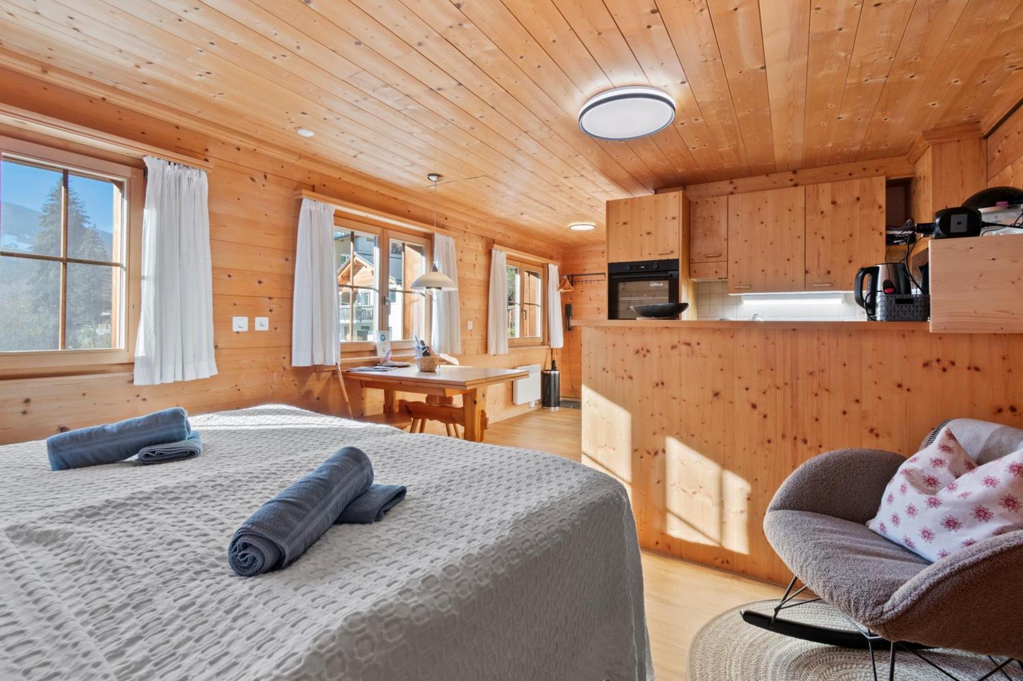 Appartement Gemuetliches Chalet Mit Privater Sauna Und Schoener Aussicht à Küblis Extérieur photo